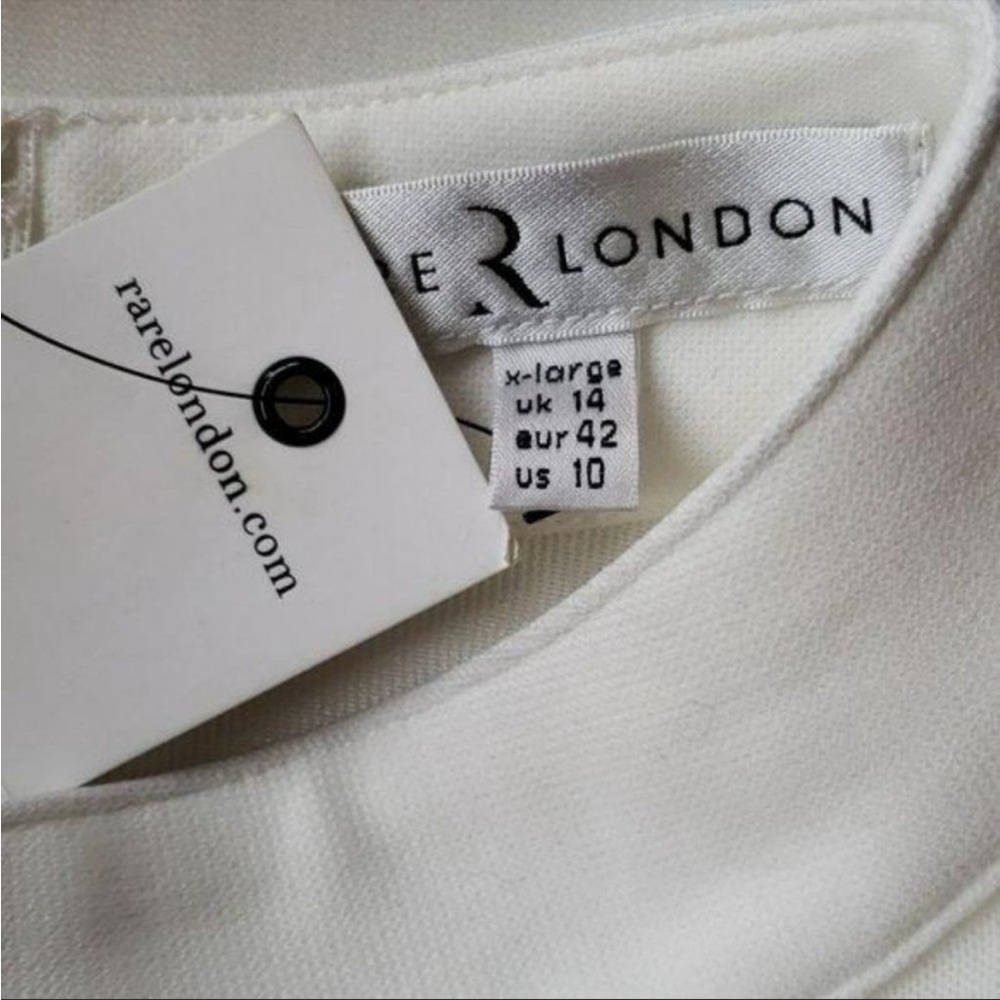 NWT ASOS Rare London Get Off Of My Cloud Mini Dress - Size 10 - Picture 5 of 7